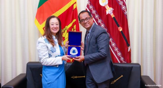 US Ambassador Meets SL Parliament Speaker